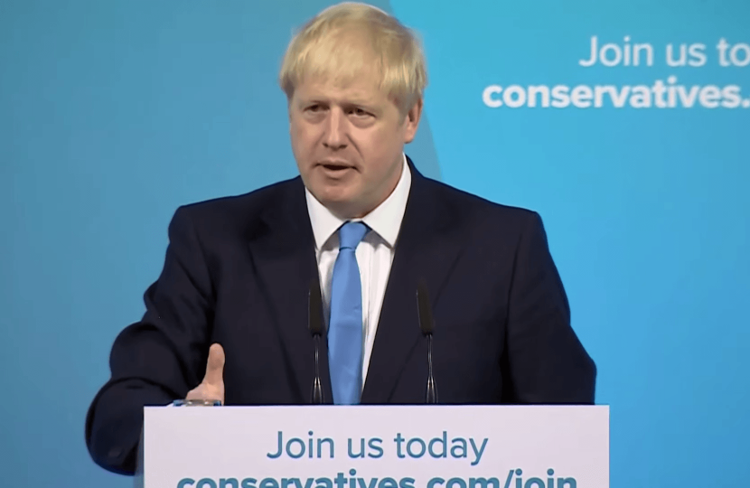 Boris Johnson victory speech