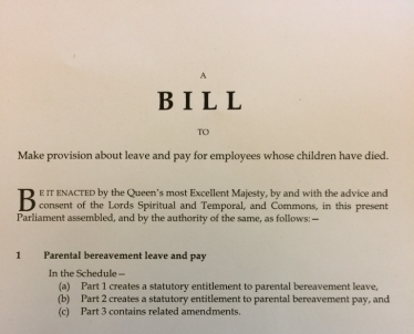 Parental Bereavement Bill