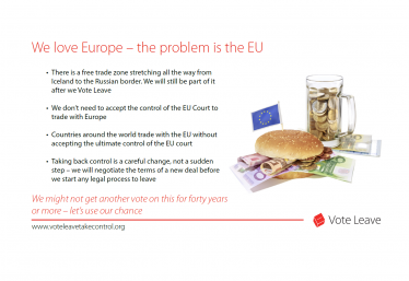 Vote Leave - Why vote to leave